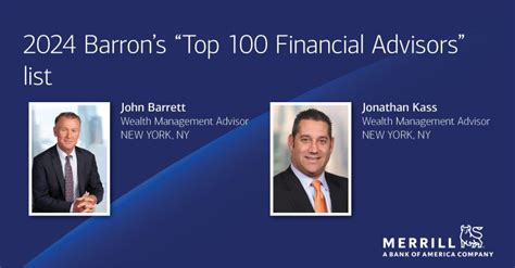 best financial advisor firms|2024 Top 100 Financial Advisors Ranked by Barron's.